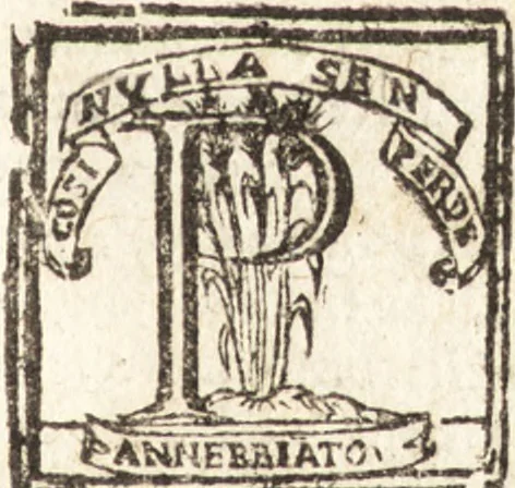An illustration from Delle vite de' più eccellenti pittori, scultori, et architetti, 1648, leaf 120