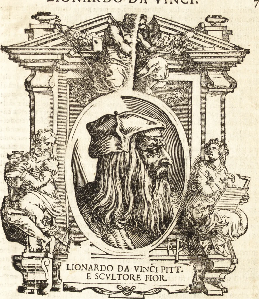 An illustration from Delle vite de' più eccellenti pittori, scultori, et architetti, 1648, leaf 14