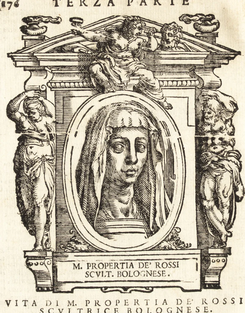 An illustration from Delle vite de' più eccellenti pittori, scultori, et architetti, 1648, leaf 183