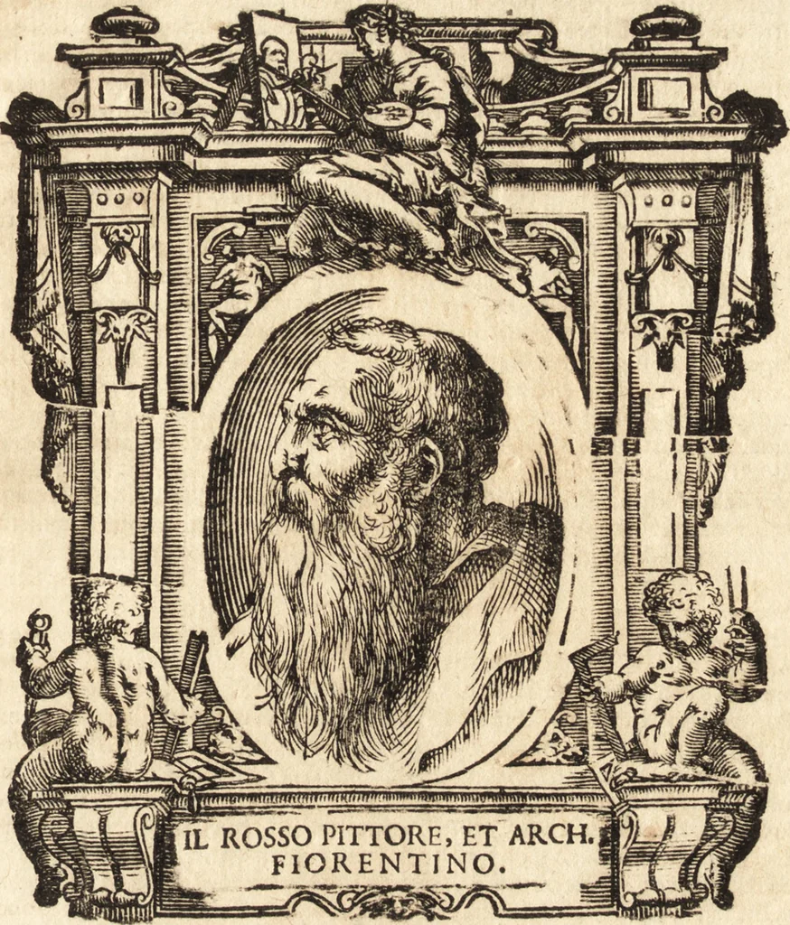 An illustration from Delle vite de' più eccellenti pittori, scultori, et architetti, 1648, leaf 216