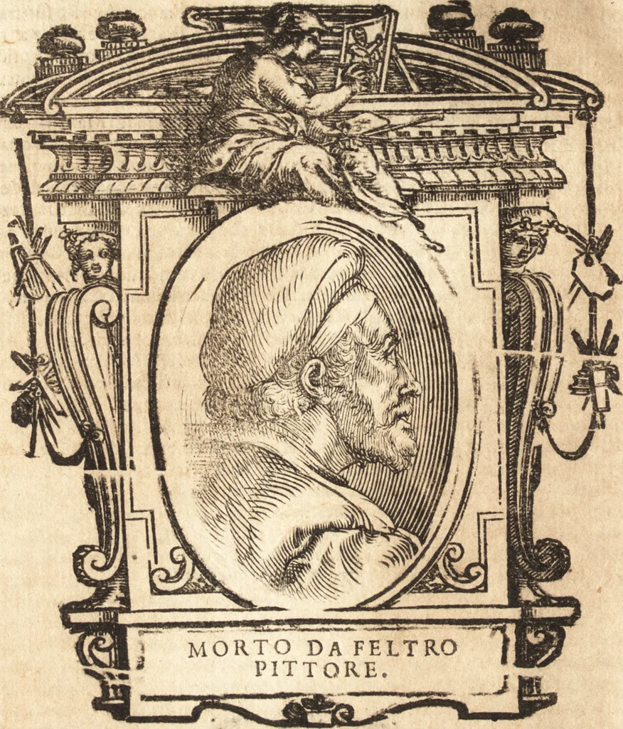 An illustration from Delle vite de' più eccellenti pittori, scultori, et architetti, 1648, leaf 235