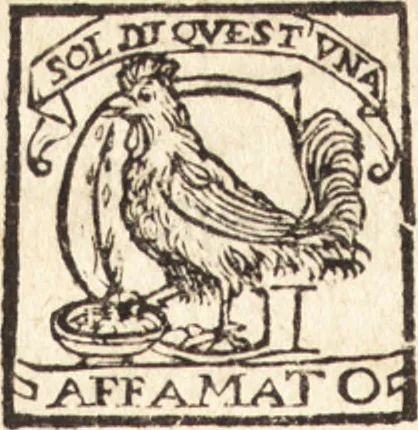 An illustration from Delle vite de' più eccellenti pittori, scultori, et architetti, 1648, leaf 287