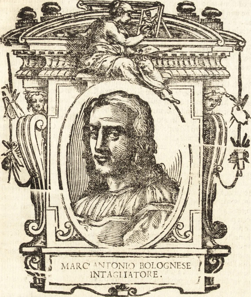 An illustration from Delle vite de' più eccellenti pittori, scultori, et architetti, 1648, leaf 306