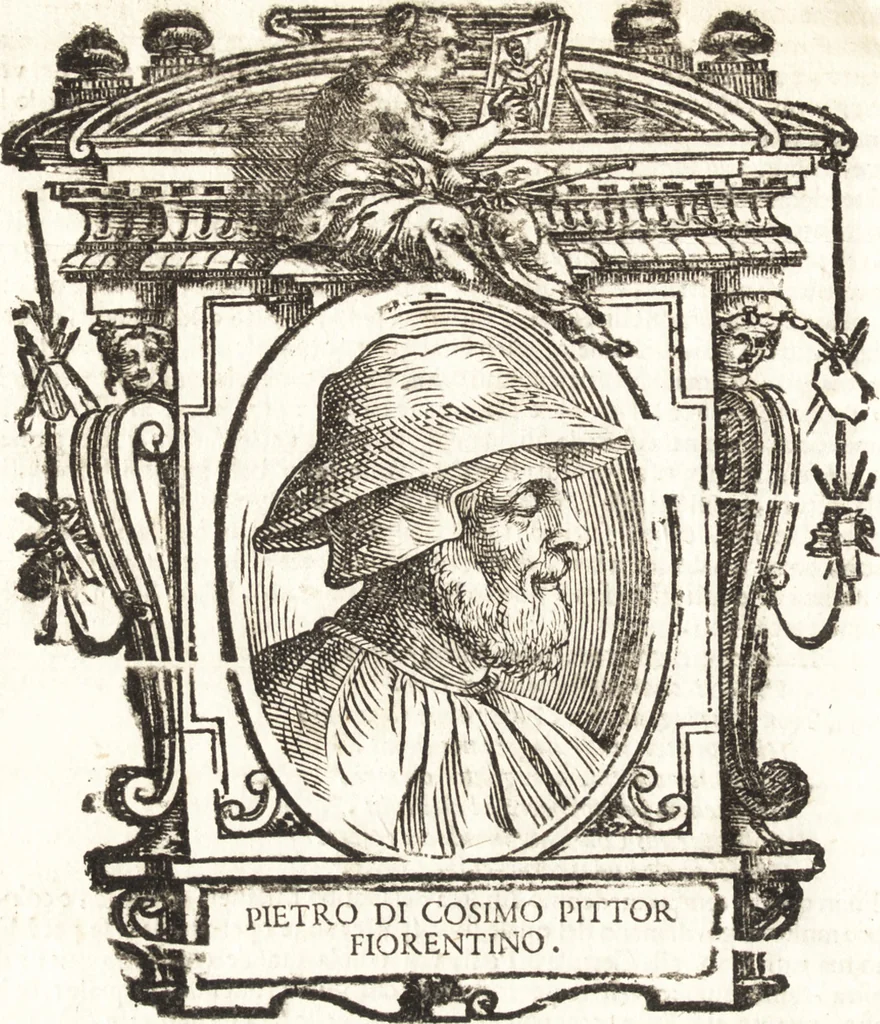 An illustration from Delle vite de' più eccellenti pittori, scultori, et architetti, 1648, leaf 33