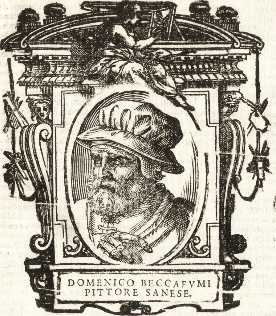 An illustration from Delle vite de' più eccellenti pittori, scultori, et architetti, 1648, leaf 380
