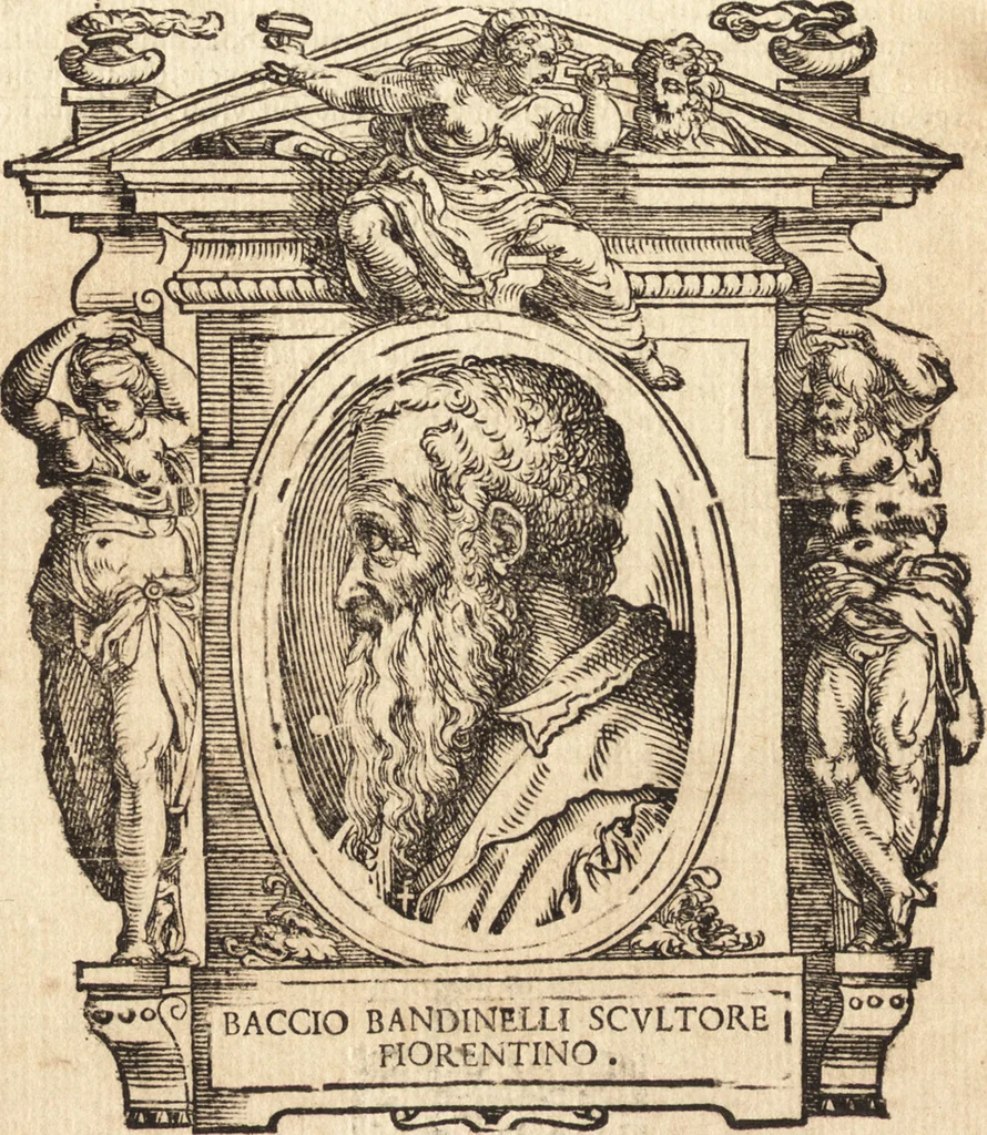 An illustration from Delle vite de' più eccellenti pittori, scultori, et architetti, 1648, leaf 429