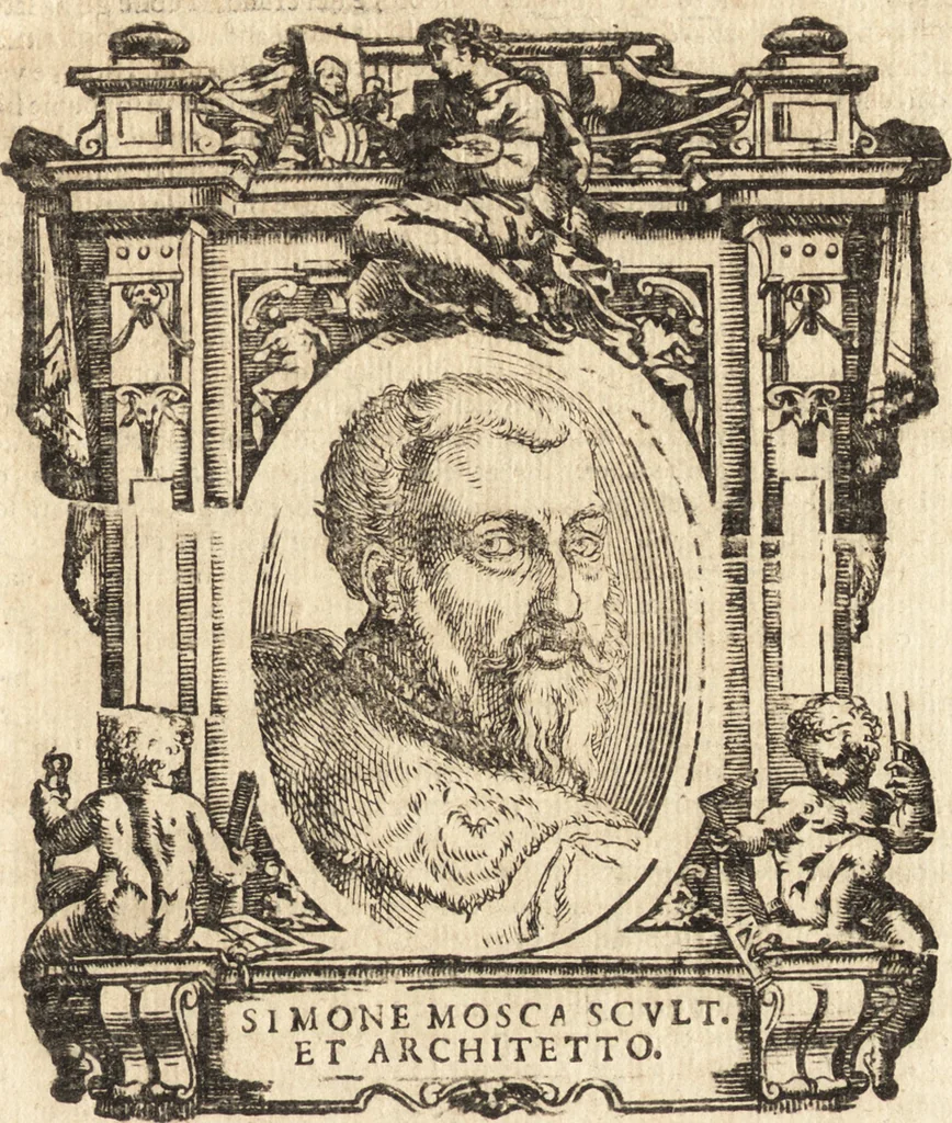 An illustration from Delle vite de' più eccellenti pittori, scultori, et architetti, 1648, leaf 500