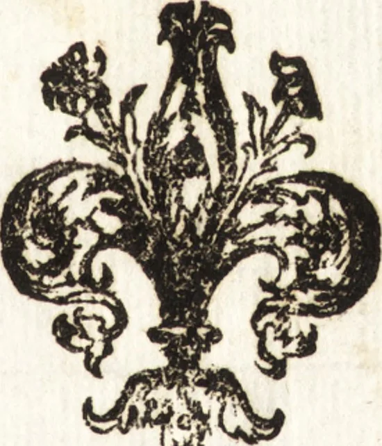 An illustration from Delle vite de' più eccellenti pittori, scultori, et architetti, 1648, leaf 6