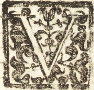 An illustration from Delle vite de' più eccellenti pittori, scultori, et architetti, 1648, leaf 8