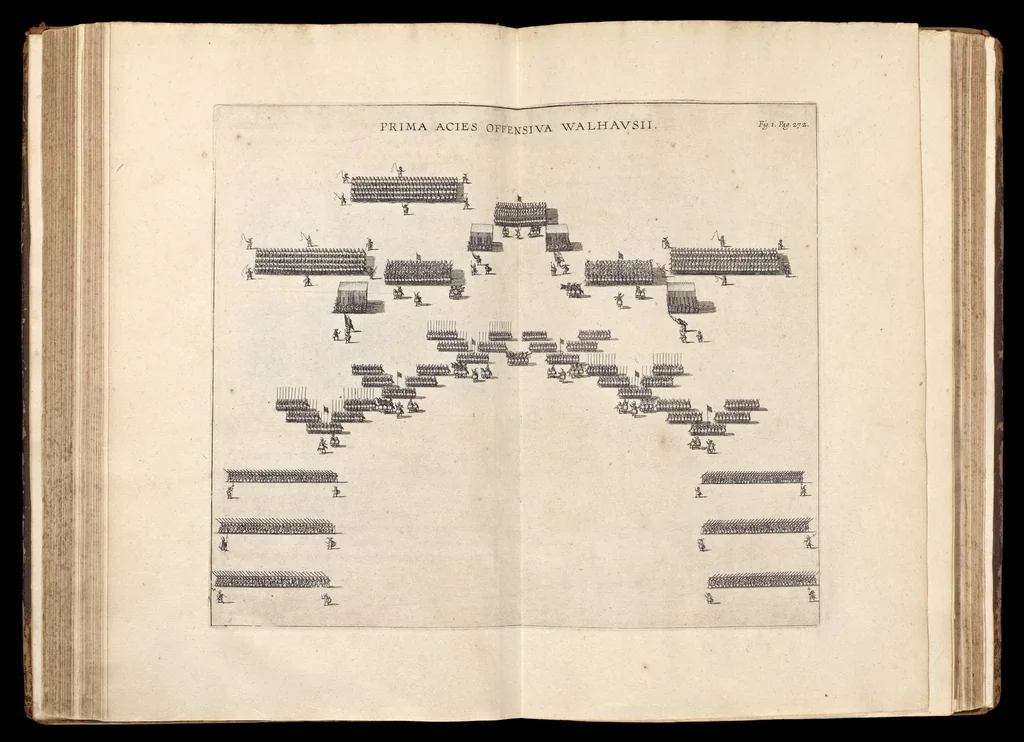 An illustration from De militia equestri antiqua et noua ad regem Philippum IV libri quinque, 1630, leaf 284