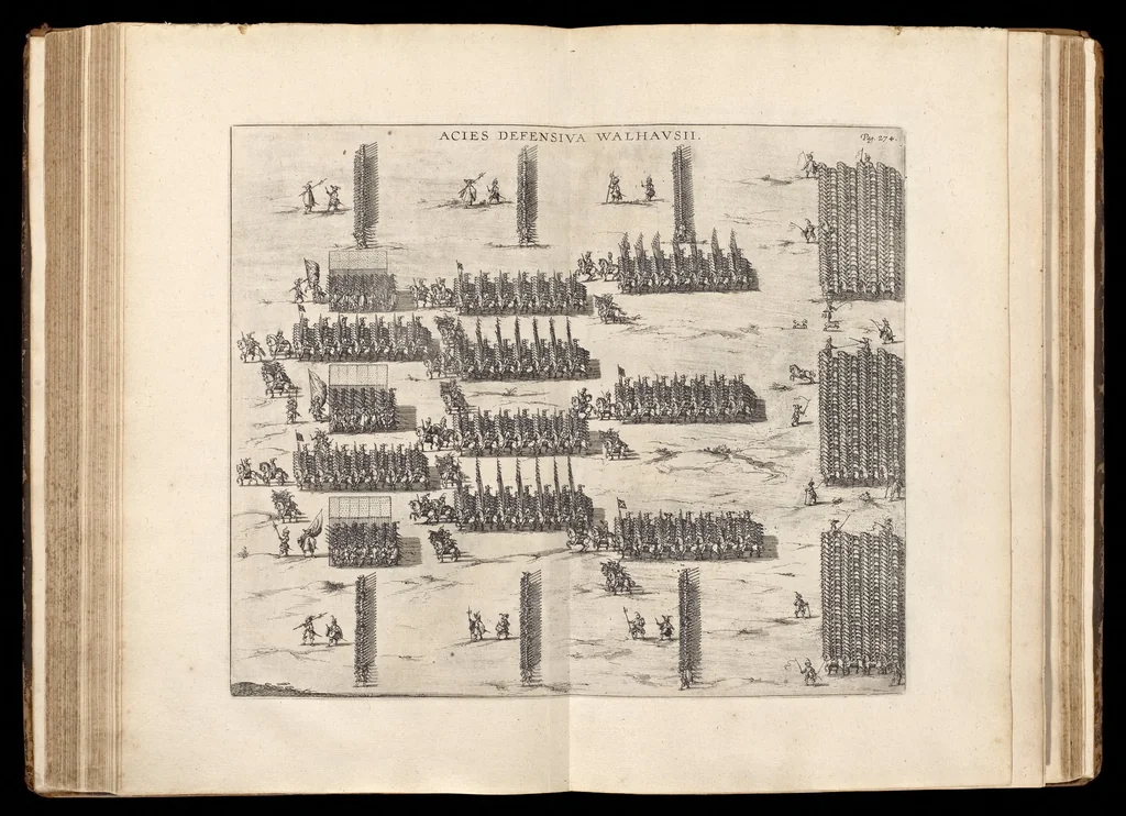An illustration from De militia equestri antiqua et noua ad regem Philippum IV libri quinque, 1630, leaf 299