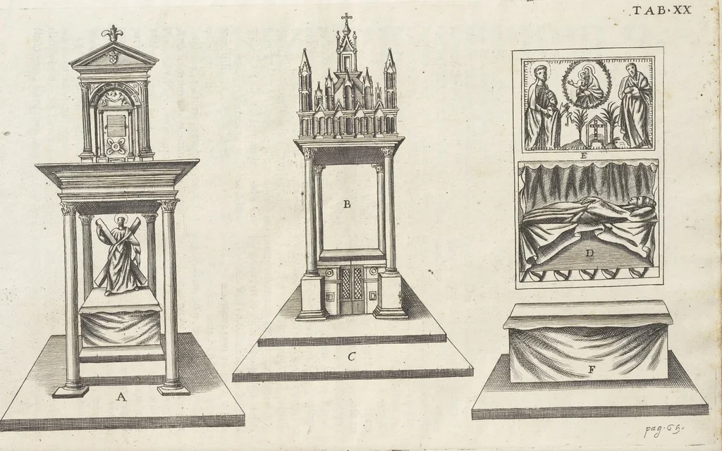 An illustration from De sacris aedificiis a Constantino Magno constructis : synopsis historica, 1693, leaf 125