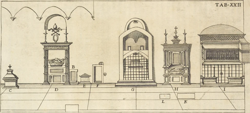 An illustration from De sacris aedificiis a Constantino Magno constructis : synopsis historica, 1693, leaf 132