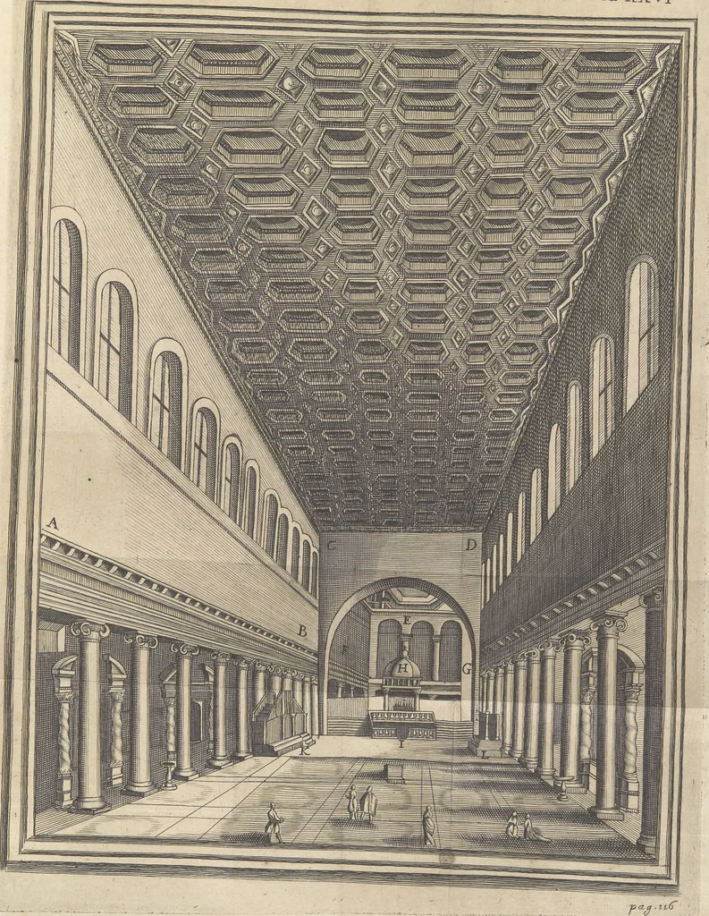 An illustration from De sacris aedificiis a Constantino Magno constructis : synopsis historica, 1693, leaf 188