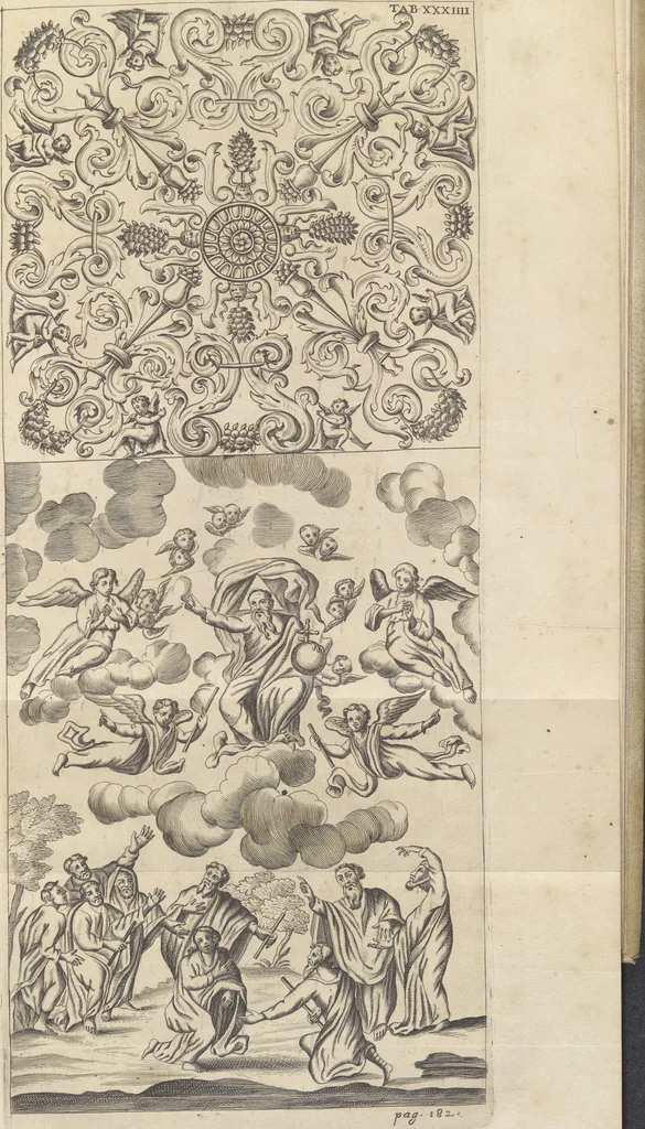 An illustration from De sacris aedificiis a Constantino Magno constructis : synopsis historica, 1693, leaf 268