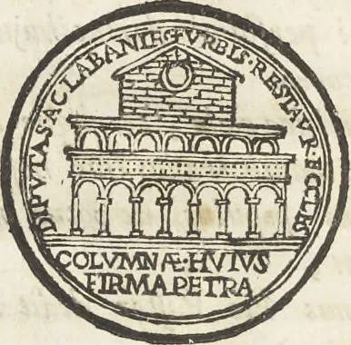 An illustration from De sacris aedificiis a Constantino Magno constructis : synopsis historica, 1693, leaf 31