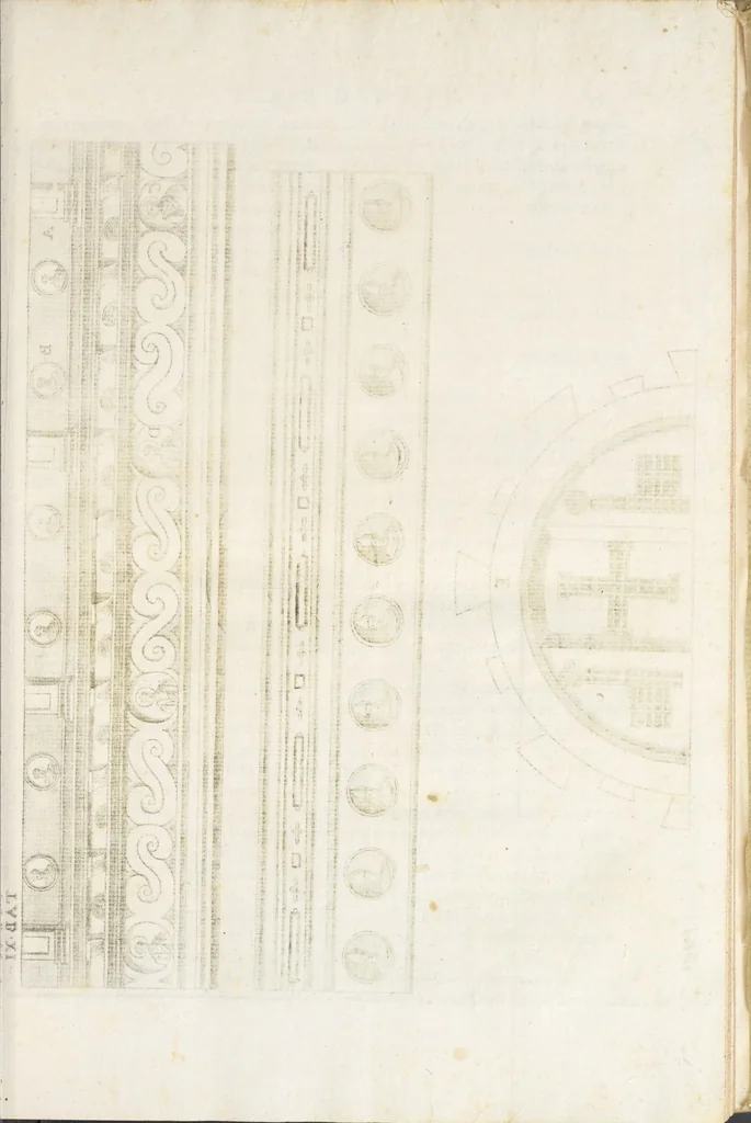 An illustration from De sacris aedificiis a Constantino Magno constructis : synopsis historica, 1693, leaf 76
