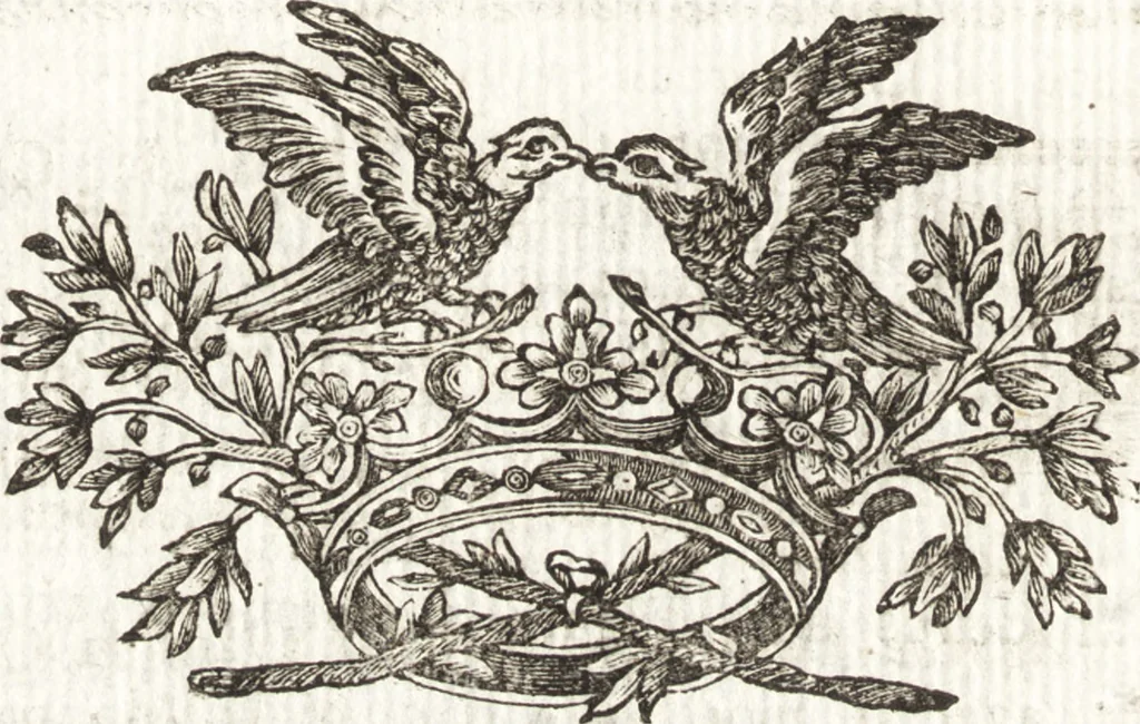 An illustration from Description des pierres gravées du feu Baron de Stosch : dediée a son eminence Monseigneur le cardinal Aléxandre Albani, 1760, leaf 583