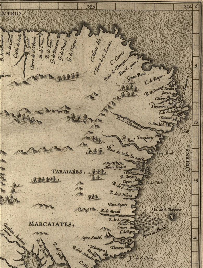 An illustration from Descriptionis Ptolemaicae augmentum, siue, Occidentis notitia : breui commentario illustrata, et hac secunda editione magna sui parte aucta, 1603, leaf 222