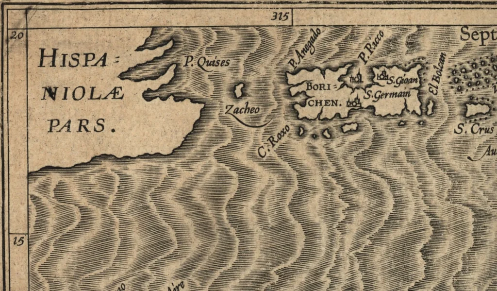 An illustration from Descriptionis Ptolemaicae augmentum, siue, Occidentis notitia : breui commentario illustrata, et hac secunda editione magna sui parte aucta, 1603, leaf 229