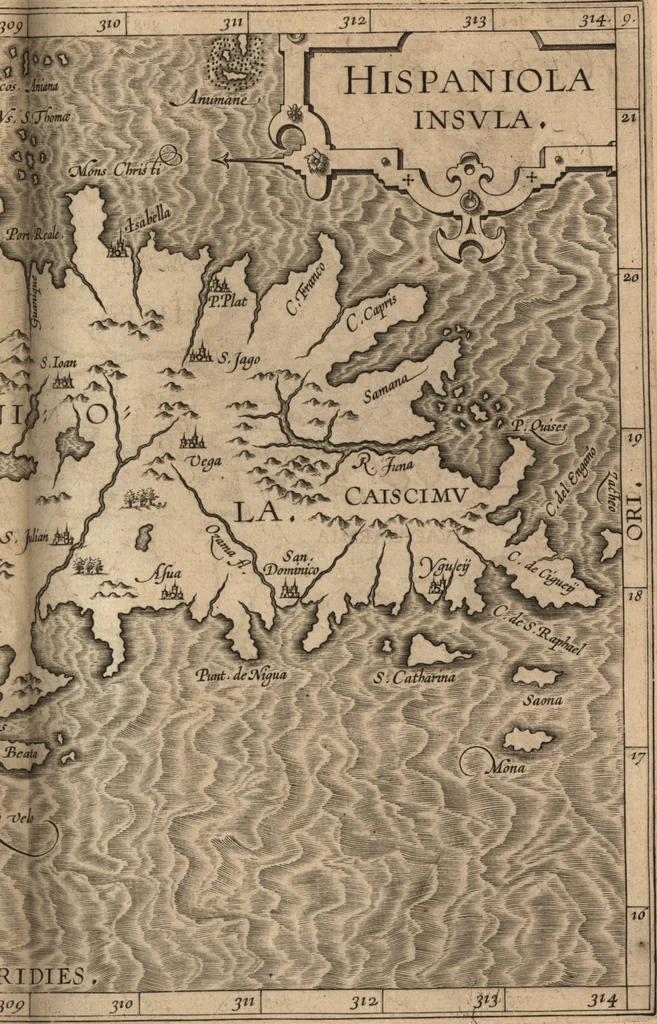 An illustration from Descriptionis Ptolemaicae augmentum, siue, Occidentis notitia : breui commentario illustrata, et hac secunda editione magna sui parte aucta, 1603, leaf 234