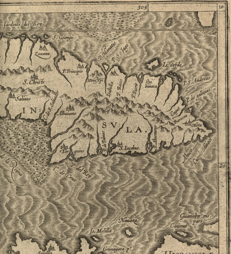 An illustration from Descriptionis Ptolemaicae augmentum, siue, Occidentis notitia : breui commentario illustrata, et hac secunda editione magna sui parte aucta, 1603, leaf 238