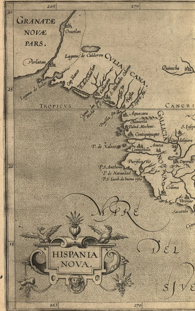 An illustration from Descriptionis Ptolemaicae augmentum, siue, Occidentis notitia : breui commentario illustrata, et hac secunda editione magna sui parte aucta, 1603, leaf 245
