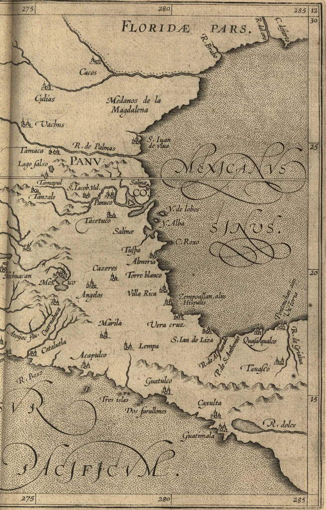 An illustration from Descriptionis Ptolemaicae augmentum, siue, Occidentis notitia : breui commentario illustrata, et hac secunda editione magna sui parte aucta, 1603, leaf 246