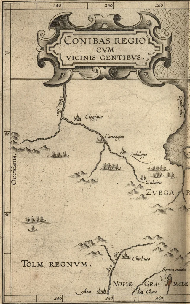 An illustration from Descriptionis Ptolemaicae augmentum, siue, Occidentis notitia : breui commentario illustrata, et hac secunda editione magna sui parte aucta, 1603, leaf 257