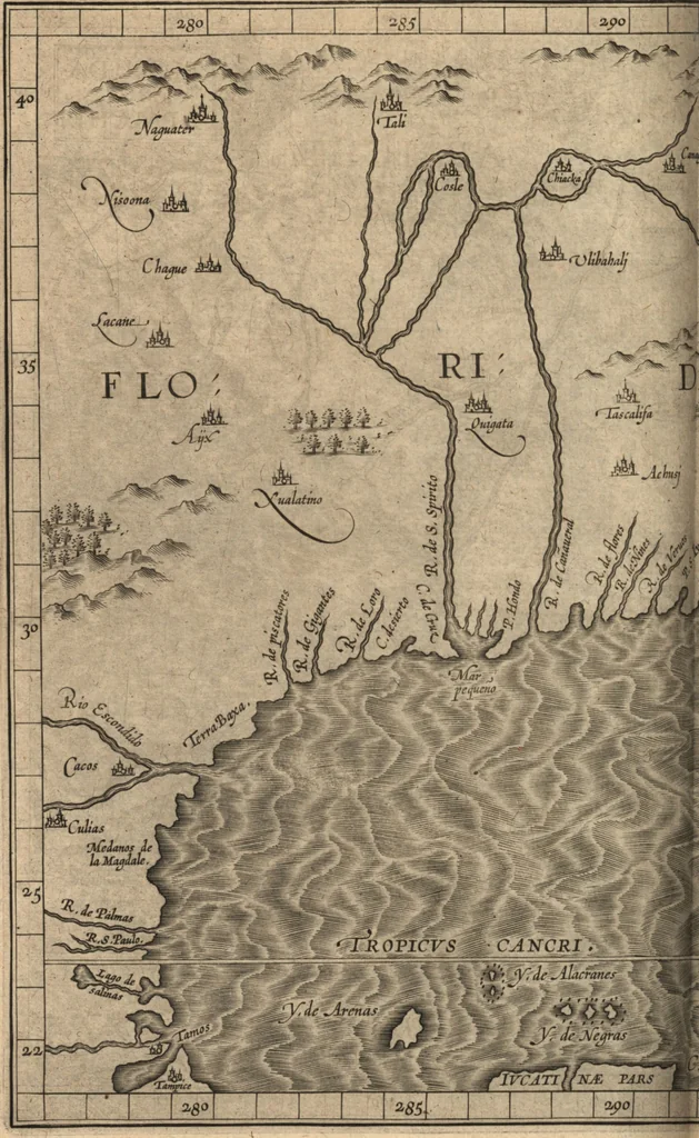 An illustration from Descriptionis Ptolemaicae augmentum, siue, Occidentis notitia : breui commentario illustrata, et hac secunda editione magna sui parte aucta, 1603, leaf 261