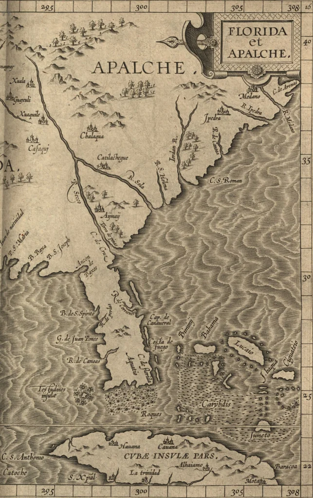 An illustration from Descriptionis Ptolemaicae augmentum, siue, Occidentis notitia : breui commentario illustrata, et hac secunda editione magna sui parte aucta, 1603, leaf 262