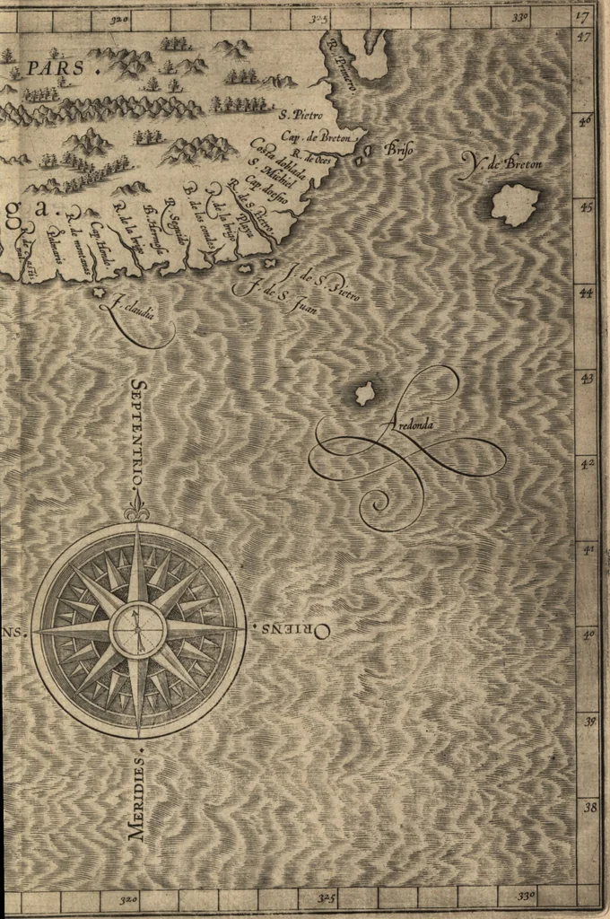 An illustration from Descriptionis Ptolemaicae augmentum, siue, Occidentis notitia : breui commentario illustrata, et hac secunda editione magna sui parte aucta, 1603, leaf 266