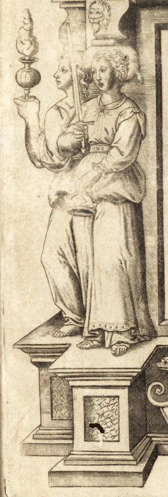 An illustration from Descriptionis Ptolemaicae augmentum, siue, Occidentis notitia : breui commentario illustrata, et hac secunda editione magna sui parte aucta, 1603, leaf 4