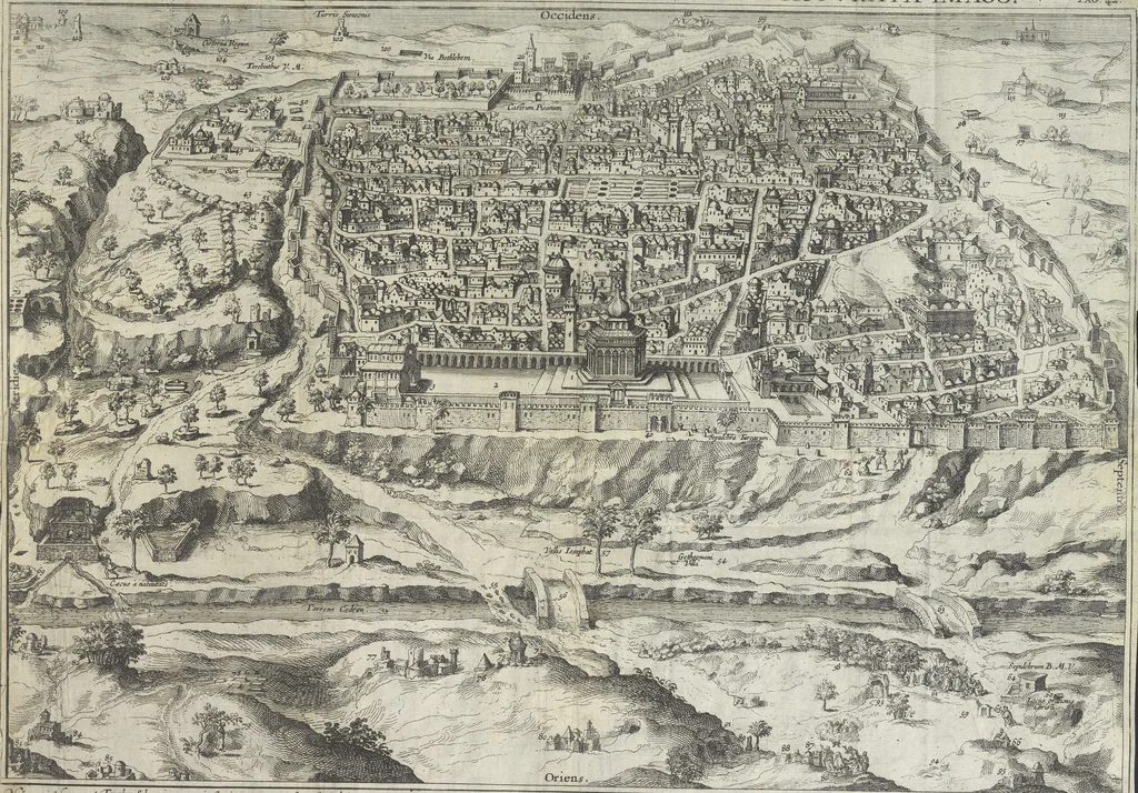 An illustration from El devoto peregrino y viage de Tierra Santa, 1664, leaf 230