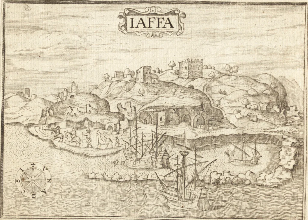 An illustration from El devoto peregrino y viage de Tierra Santa, 1664, leaf 237