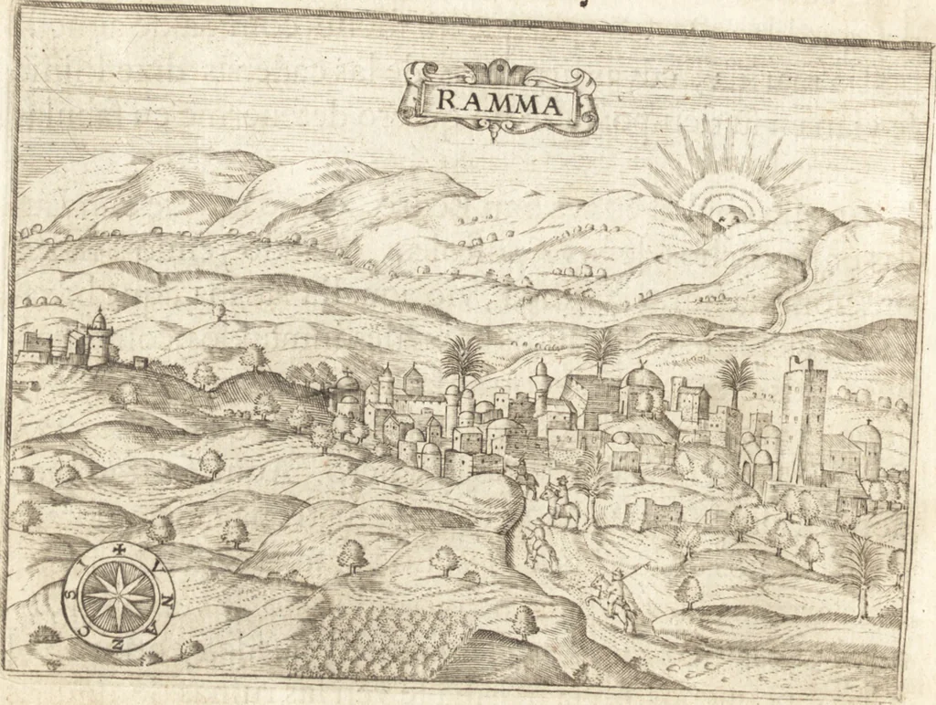 An illustration from El devoto peregrino y viage de Tierra Santa, 1664, leaf 239