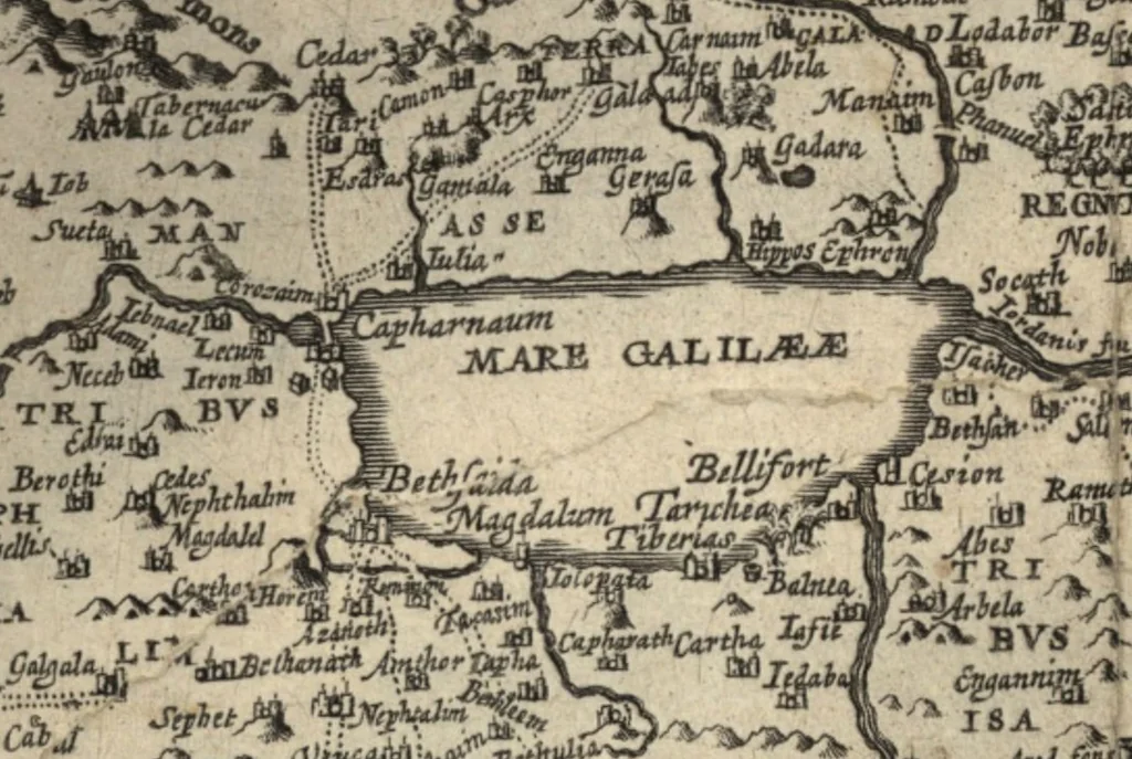 An illustration from El devoto peregrino y viage de Tierra Santa, 1664, leaf 26