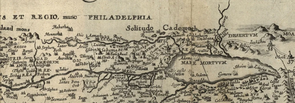 An illustration from El devoto peregrino y viage de Tierra Santa, 1664, leaf 26