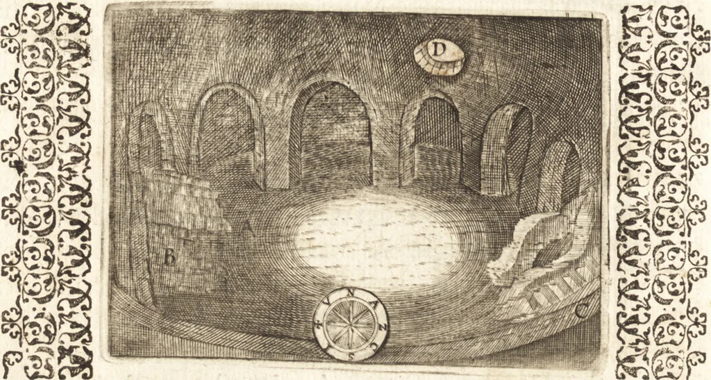 An illustration from El devoto peregrino y viage de Tierra Santa, 1664, leaf 291