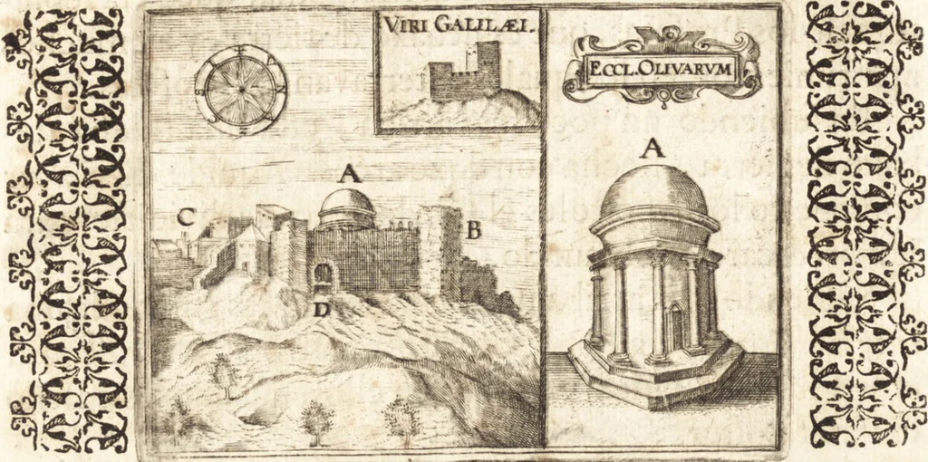 An illustration from El devoto peregrino y viage de Tierra Santa, 1664, leaf 307