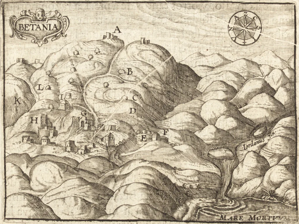 An illustration from El devoto peregrino y viage de Tierra Santa, 1664, leaf 393