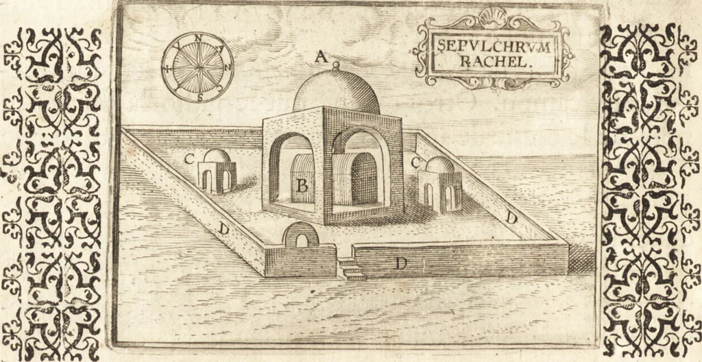 An illustration from El devoto peregrino y viage de Tierra Santa, 1664, leaf 415