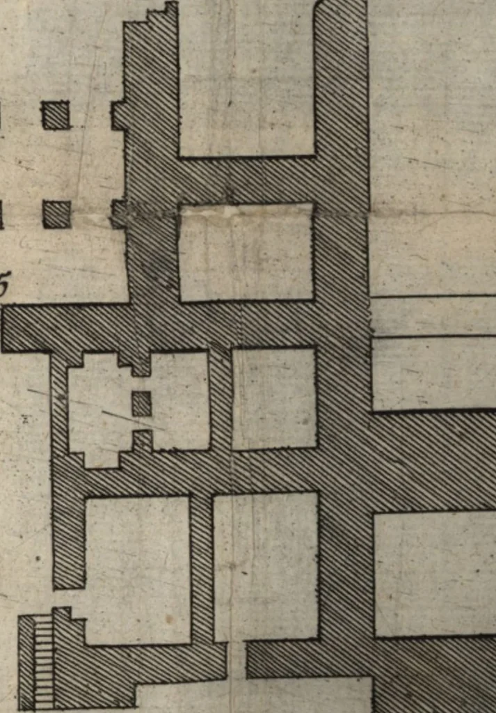 An illustration from El devoto peregrino y viage de Tierra Santa, 1664, leaf 420