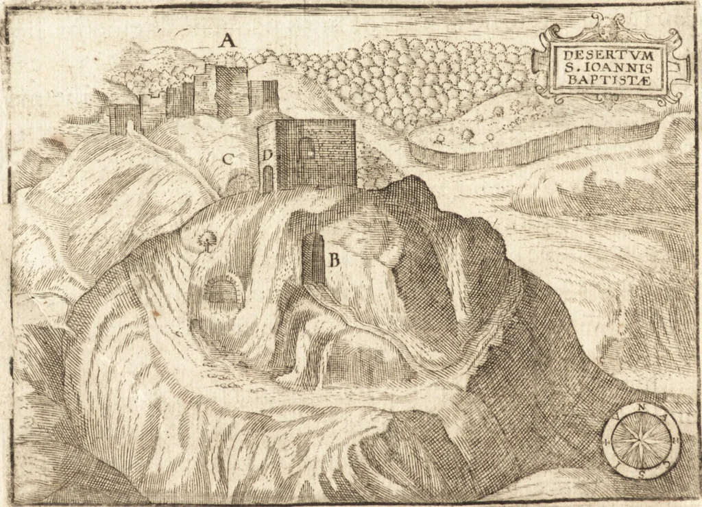 An illustration from El devoto peregrino y viage de Tierra Santa, 1664, leaf 453