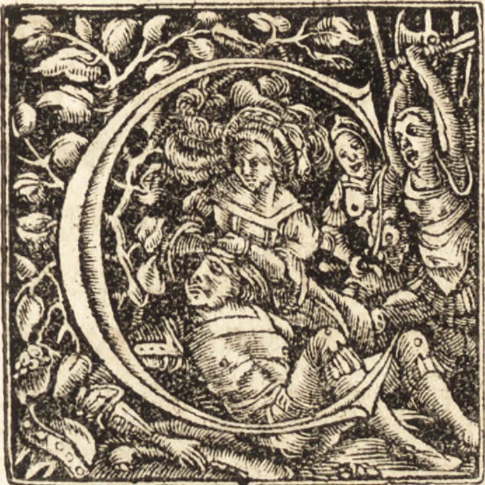 An illustration from D. Gregorii Nazianzeni Orationes XXX, 1531, leaf 12