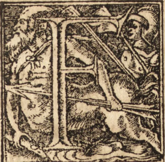 An illustration from D. Gregorii Nazianzeni Orationes XXX, 1531, leaf 124
