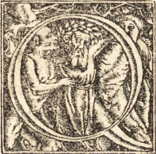An illustration from D. Gregorii Nazianzeni Orationes XXX, 1531, leaf 221
