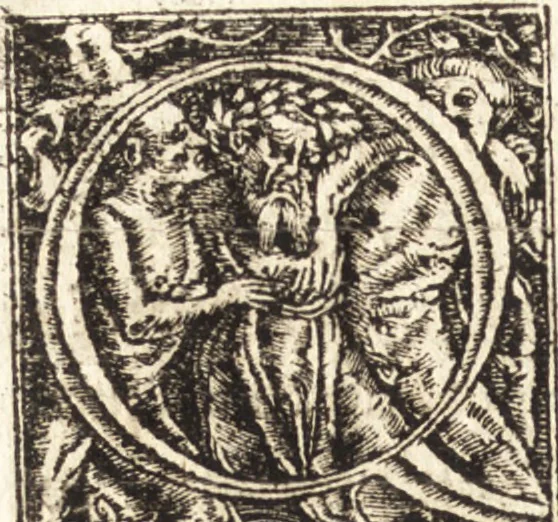 An illustration from D. Gregorii Nazianzeni Orationes XXX, 1531, leaf 297