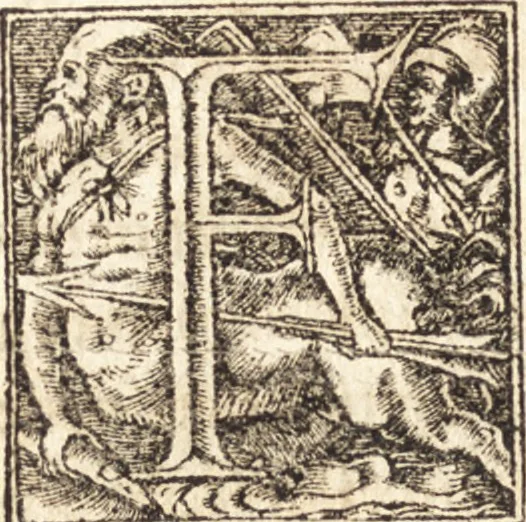 An illustration from D. Gregorii Nazianzeni Orationes XXX, 1531, leaf 301