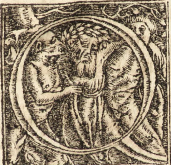 An illustration from D. Gregorii Nazianzeni Orationes XXX, 1531, leaf 34